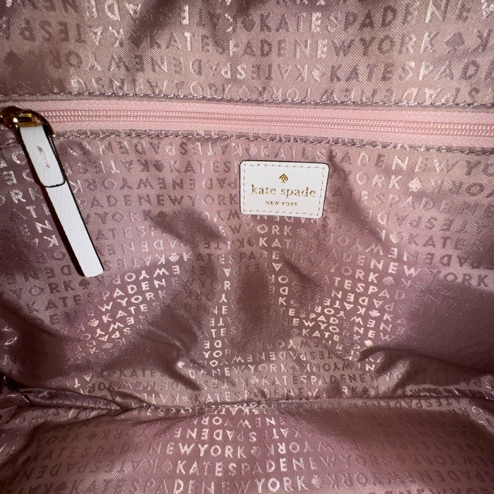 Kate Spade Newbury Lane Handbag, White perforated - Picture 8 of 10
